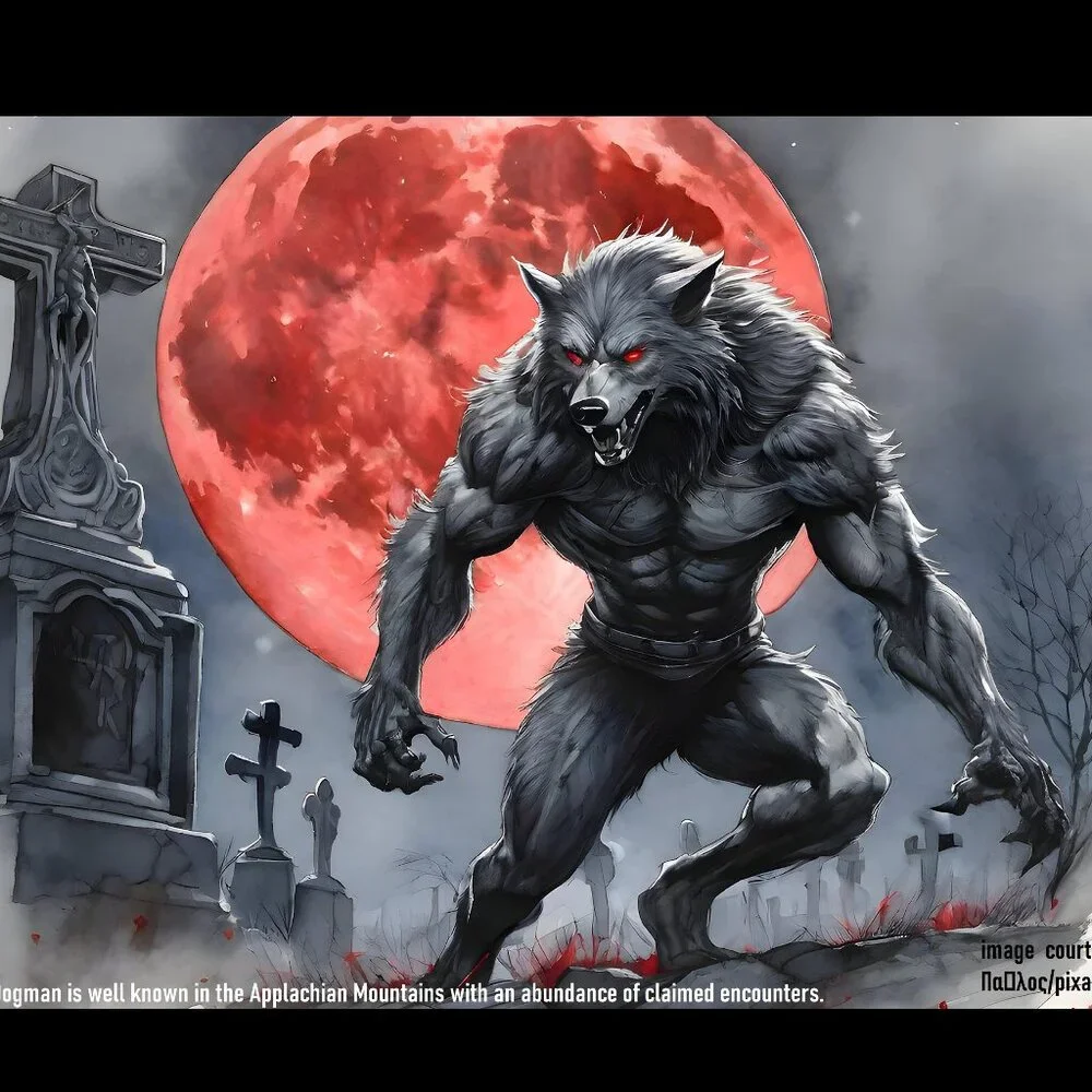 Dogman Calendar 2027 Werewolf Rougarou Wolfman Cryptid Paranormal Calendar